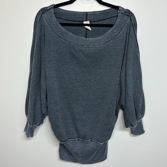 Free People Willow Washed Thermal Top XS - Picture 3 of 6